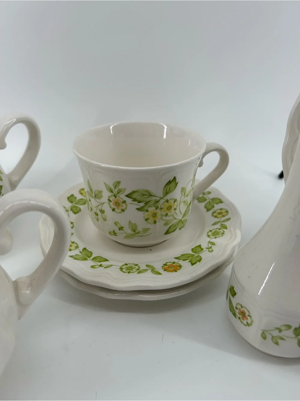 Petite Flora Ironstone 9 piece set